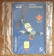 BELL CANADA LAPUCE SKI ACROBATIQUE CAROLINE OLIVIER NSB TELEFONKARTE SCHEDA TARJETA PHONE CARD CALLING CARD CARTE - Canada