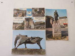 MARVEJOLS (Lozère) - Lot De 3 Cartes - Marvejols