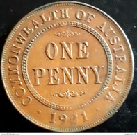 AUSTRALIA : Mooie ONE PENNY 1921 KM 23 - Penny