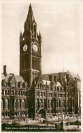 Pays - Royaume-Uni - Manchester - Town Hall , Albert Square - Animée - CPSM Format CPA - Voyagée En 1951 - Voir Scans Re - Manchester