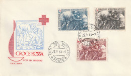 Vatikaan 1964, FDC Unused, Red Cross - FDC