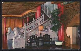 AK Taipei, Marble Staircase Leads From Ground Floor Lobby Of Chi-Lin Pavilion Of The Grand Hotel  - Taiwán