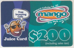 ZIMBABWE - Mango Juice Card 100, Z$200, Exp.date  11/04/2003, Used - Zimbabwe