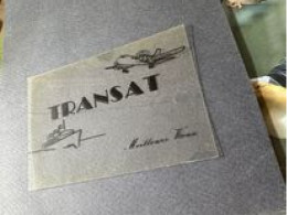 Transat Kaart Carte Card Plastic Meilleurs Voeux - Otros & Sin Clasificación