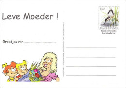 CP/BK** - 3479 - Entier Postal/Postwaardestuk - Avocette / Kluut / Säbelschnäbler / Avocet - Leve Moeder! - BUZIN - Cartoline Illustrate (1971-2014) [BK]