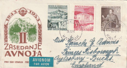 Jugoslavië 1953, Letter Sent To England - Cartas & Documentos