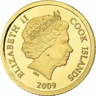 Îles Cook, Elizabeth II, 5 Dollars, Helios, 2009, BE, Or, FDC, KM:1525 - Cookeilanden