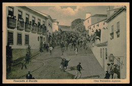 TERCEIRA - TAUROMAQUIA -Ilha Terceira-Tourada à Corda.( Ed. A. Monjardino & Cª. ) Carte Postale - Açores