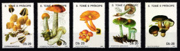 Sao Tome E Principe 1184-1188 Postfrisch Pflanzen #KC899 - Altri & Non Classificati