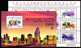 Macau 1062-1067 Und Block 73 Postfrisch Bogen / Soziales #KC825 - Otros & Sin Clasificación