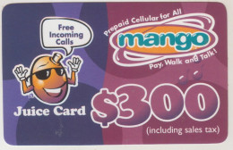 ZIMBABWE - Mango Juice Card 300, Z$300, Exp.date  09/01/2003, Used - Zimbabwe