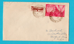 BRAZIL Cover 1933 To Hartford, USA - Storia Postale