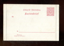 WUERTTEMBERG / 1897, Kartenbrief Mit Mi. K1 ** (R2330) - Postwaardestukken