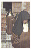 CPA TRADE CARDS, ARTIS HISTORIA, OUR GLORIES- BELGIUM STATE, ALBUM IV, SERIES 65, NR 324, EXPULSION OF THE NUNS - Artis Historia