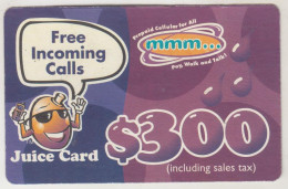 ZIMBABWE - Mmm... Juice Card 300, Z$300, Exp.date  05/02/2004, Used - Simbabwe