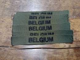Rubant De L'armée Belges - Scudetti In Tela