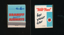 Pochette D'allumettes  Braniff International Airways - Avion - Matchboxes