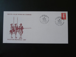 Lettre Commemorative 3 Siècles De Poste Aux Armées Musée De L'Emperi 13 Salon De Provence 1997 - Storia Postale