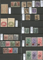 Italy Regency & Social Republic Local Issues Stamps Lot : Base Atlantica CORALIT Trento Imperia Trieste Venezia Bologna - National Liberation Committee (CLN)