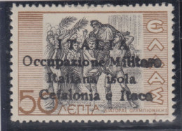 ITALY - CEFALONIA E ITACA - N.47 Sopr. Di Agrostoli - Cv 12000 Euro - Certificato Sottoriva - Linguellato - MH* - Cefalonia & Itaca