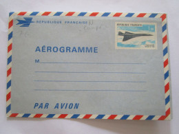 Aerogramme Concorde 1fr Variété N Coupé - Concorde
