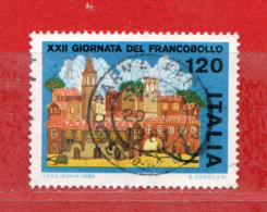 Italia ° - 1980 - GIORNATA Del FRANCOBOLLO - . Unif. 1543 .   USATO. - 1971-80: Usati