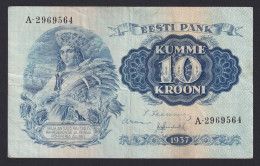 Estonia 10 Kr. 1937 Used A- 2969564 - Estland