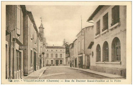 16.VILLEFAGNAN.n°13228.RUE DU DOCTEUR RAOUL-FEUILLET ET LA POSTE - Villefagnan