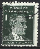 Turkey 1931. Scott #740 (U) Mustafa Kemal Pasha (Kemal Atatürk) - Gebraucht