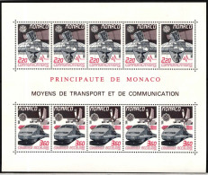 Monaco Block 39 Postfrisch Kommunikation #KC981 - Altri & Non Classificati
