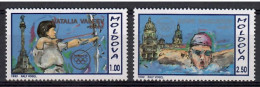 Moldova 1992 Mi 36-37 MNH  (ZE4 MOL36-37) - Nuoto