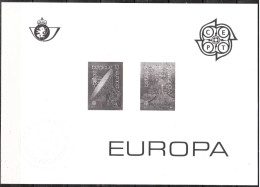 Belgie 1988 Europa CEPT 2367/68 - Transport En Communicatie Middelen - Zwart-wit Velletje - B&W Sheetlets, Courtesu Of The Post  [ZN & GC]