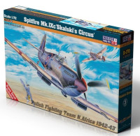 MisterCraft - Spitfire Mk.IXc Skalski's Circus Maquette Kit Plastique Réf. D-170 Neuf NBO 1/72 - Avions