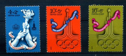Russia USSR Russie Russland 1976 Michel Nr. 4563-4565 MNH Olympic Games Moscow 1980 JO Y&T 4339-41 - Estate 1980: Mosca