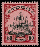 TOGO Poste (*) - 29, Signé Calves: 80pf - Cote: 850 - Sonstige & Ohne Zuordnung