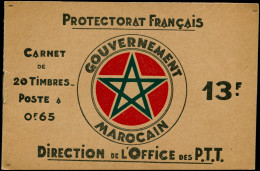 MAROC Carnets ** - 140, Carnet 13 F. (20 X 65c. Brun), Rabat 1933 - Cote: 100 - Sonstige & Ohne Zuordnung
