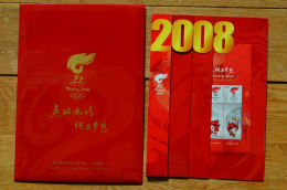 China Olympic Beijing 2008 Rare Special  Folder Torch Relay Everest Great Wall FDC Grande Muraille Chine - Estate 2008: Pechino