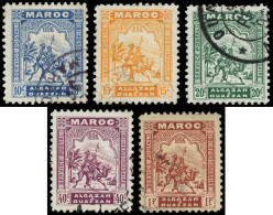 MAROC - POSTES LOCALES Poste O - El Ksar/Ouezzan, 3/6 + 8, 5 Valeurs - Cote: 685 - Sonstige & Ohne Zuordnung