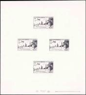 MAROC Blocs Spéciaux EPA - Pa. 89/92, Bloc Collectif En Noir, Non Dentelé, Vertical (timbres Sur 3 Rangées): Série Non é - Sonstige & Ohne Zuordnung