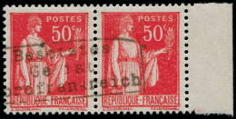 FRANCE Guerre * - 3, Paire Horizontale, Signée, Bdf: Dunkerque 50c. Paix - Cote: 150 - Guerre (timbres De)