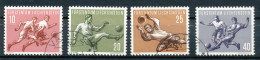 LIECHTENSTEIN 1954 - FOORBALL WORLDCUP MATCHES - FUB-BALL-WELTMEISTERSCHAFT SCHWEIZ 1954 - GESTEMPELD              Hk836 - Usati