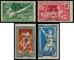 SYRIE Poste ** - 149/52, Complet: Jeux Olympiques De Paris 1924 (Maury) - Cote: 320 - Nuovi