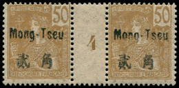 MONG-TZEU Poste ** - 28, Paire Millésime "4", Tirage 166 (* Sur Millésime) - Cote: 740 - Otros & Sin Clasificación