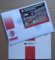 Georgia 2024 Sport Football European Championship FDC & Booklet - Georgien