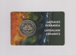 Latvia 2020 -Latgalian Ceramics - BU - COINCARD - 2 EURO CC - Very Rare - Letland