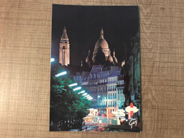 PARIS Pigalle La Nuit Et Le Sacré Coeur Illuminés - Paris Bei Nacht
