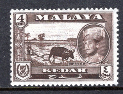 Malaysian States - Kedah - 1959-62 Pictorials - New Sultan - 4c Ricefield HM (SG 106) - Kedah