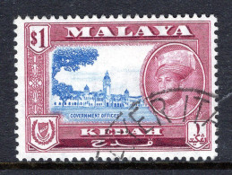 Malaysian States - Kedah - 1959-62 Pictorials - New Sultan - $1 Government Offices Used (SG 112) - Kedah