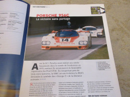 MONSTRES SACRES 24h Du MANS 04 1983 PORSCHE 956C HISTOIRE 1926 DIETRICH BOLLEE - Andere