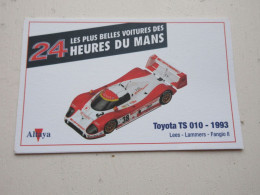 AUTO CARTE 24h Du MANS 1993 TOYOTA TS 010 - LEES LAMMERS FANGIO II  - Other